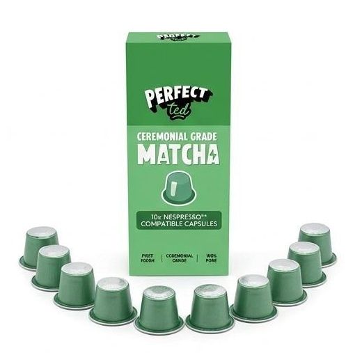 PERFECT ted  Matcha Cérémonial en Capsules (x10) - Compatible - 100% Pur & Bio - image 2