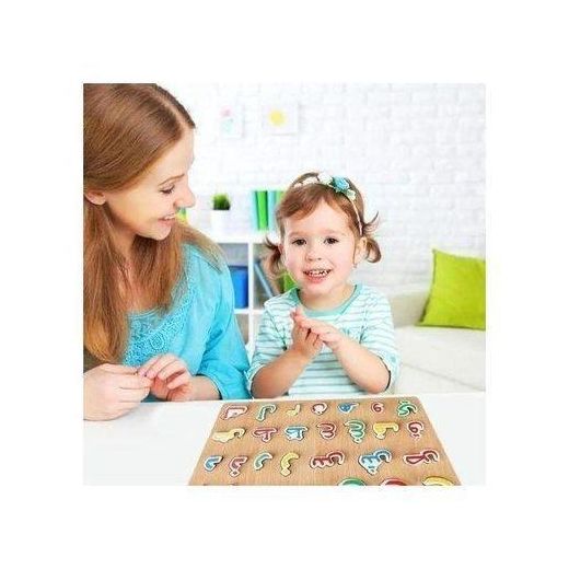 Generic Jeu Montessori Alphabet Arabe – Puzzle Multicolore