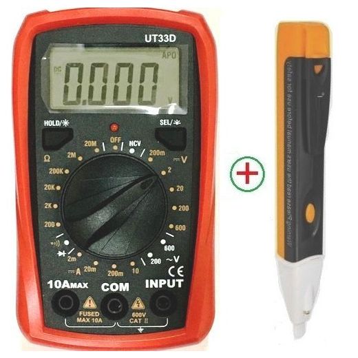 Generic Multimètre Professionnel Metrix Testeur Ampèremètre Voltmètre AC/DC + Stylo électroscope