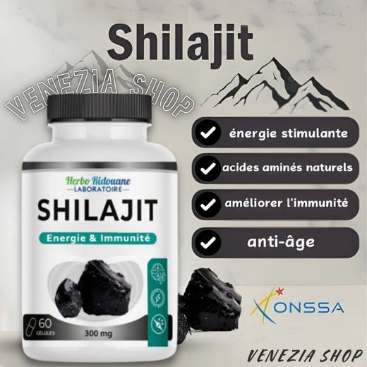 Herbo Ridouane Pack Gold x3 bottel Gin-seng / Collagéne marine / Shilajit - 100 % Riche en acide fulvique pour la force, l'endurance et la puissance, Complément alimentaire premium, Boost d'énergie quotidien. - image 2