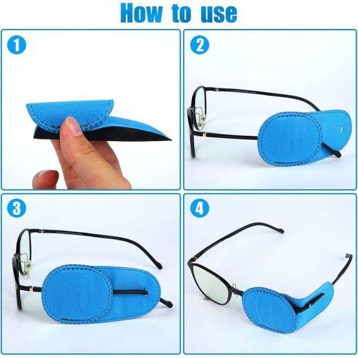 Generic Patchs Visuels Réutilisables Compatibles Lunettes – Cache-Œil Confortable pour Adultes, Amblyopie & Strabisme, Ajustement Discret, Usage Quotidien - image 3