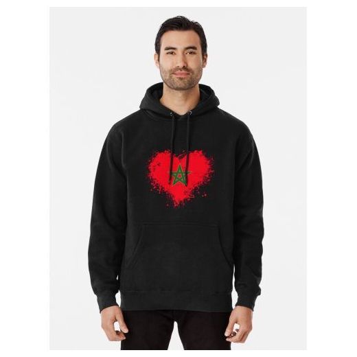 Generic MAROC-MAROC MAROCA-DRAPEAU Sweats à Capuche Hoodie - image 2