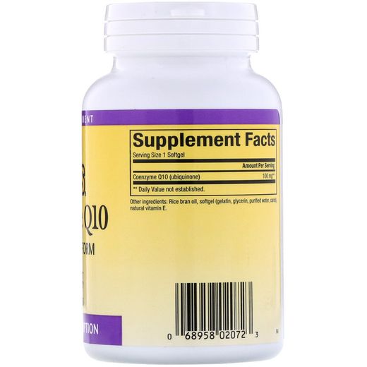 Natural Factors Coenzymes Q10, 100 mg, 120 gélules - image 2