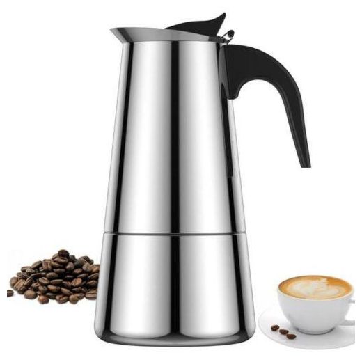 Generic Cafetière Italienne en Acier Inoxydable – 9 Tasses - image 3