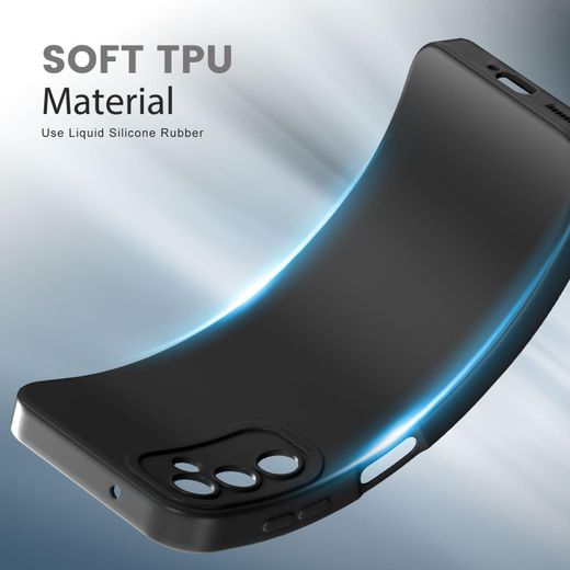 Generic Pochette compatible avec Samsung A15 - A25 - A35 - A55 Coque Fine et Résistante Anti-Rayures Protection Antichoc Noir - image 3