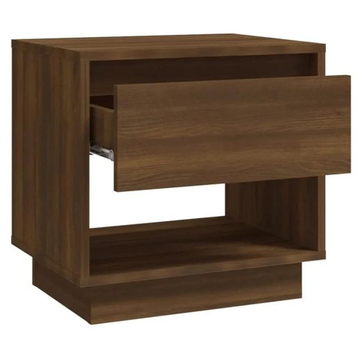 Generic Table de chevet marron avec tiroir - image 3