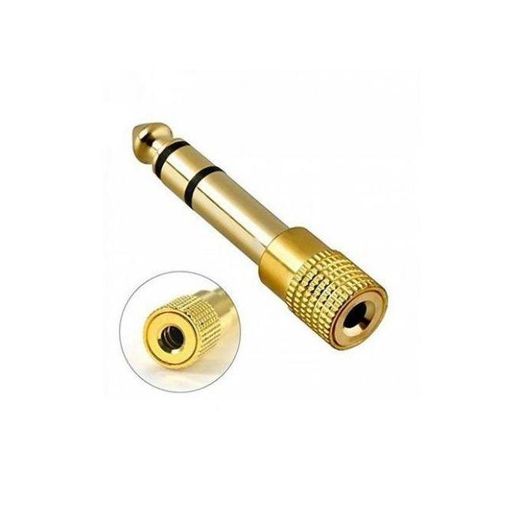 Generic Adaptateur Fiche JACK 6.35mm vers 3.5mm mâle/femelle Audio