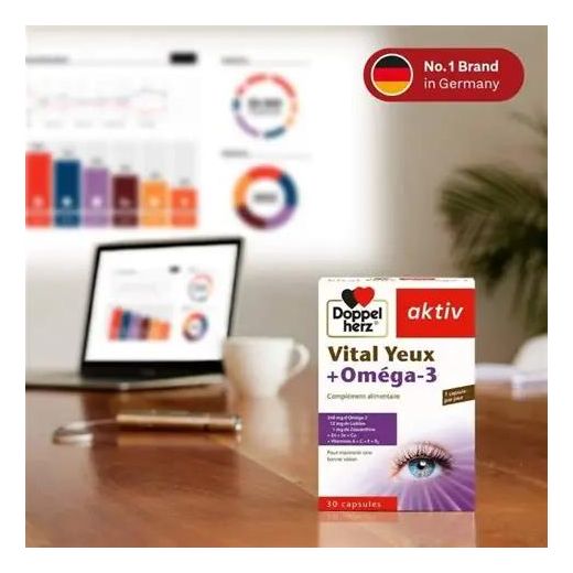Doppelherz  AKTIV VITAL YEUX + OMEGA3 30 CAPSULES - image 3