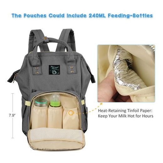 Generic Sac à Langer de bébé Multifonctions pour mamans Sac à main et à dos - image 2