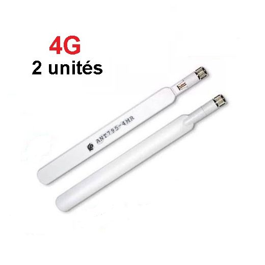 Generic 2 Antennes Pliable Gaine de Signal // SMA Mâle 3G 4G LTE Routeur IAM Orange Inwi