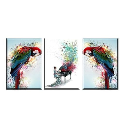 Generic Tableau décoratif mural  3 pièces."  Musique et couleurs" - image 2