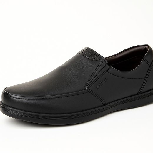 AIKI SHOES Chaussures Médical Noir en vrai Cuir