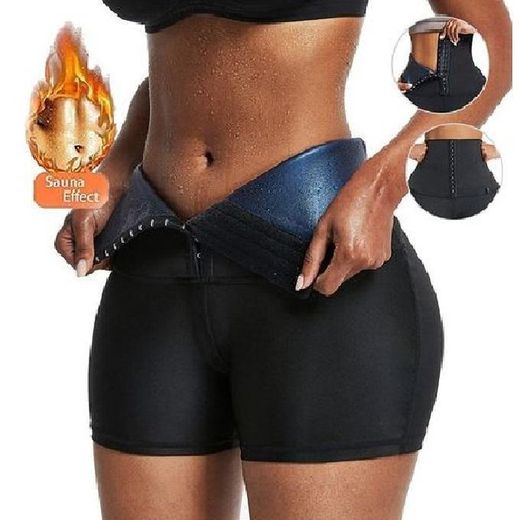 Generic Short De Sudation Slim Taille Haute Legging Push Up Effet Sauna Pour Femme