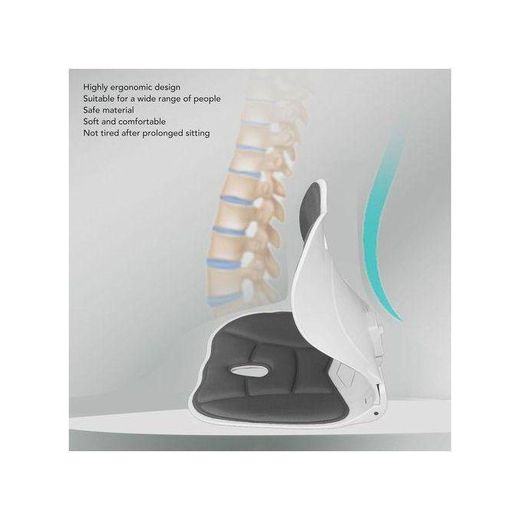 Generic Siège Orthopédique Correcteur de Posture – Support Lombaire & Dorsal Ergonomique pour Chaise – Soulage le Dos & Améliore l’Assise - image 3