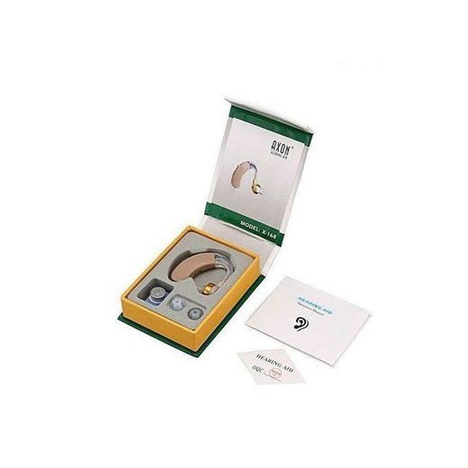 Axon المعين السمعي X-168 مضخم الصوت المخفي خلف الأذن، جهاز خفيف الوزن للبالغين وكبار السن