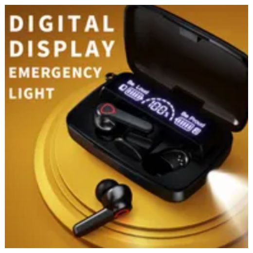 Generic M19 TWS Écouteur Bluetooth 5.1 sans Fil à Contrôle Tactile Mains Libres et Réduction du Bruit Étanche avec Microphone Miroir LED de Grand Écran - Noir - image 3