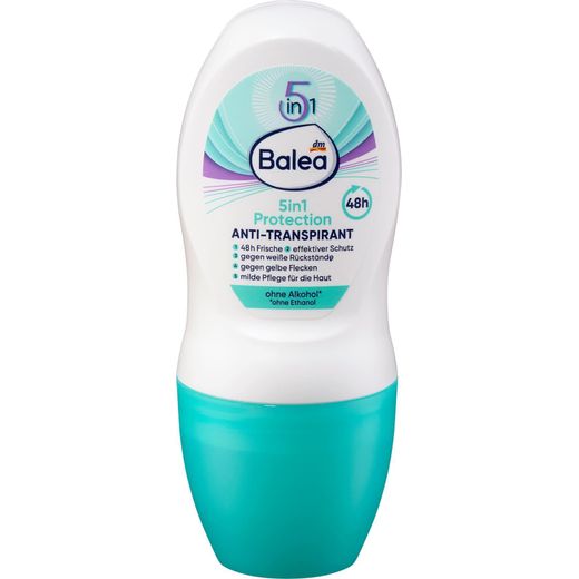 Balea Anti-transpirant Déo roll-on Protection 5en1 50 ml