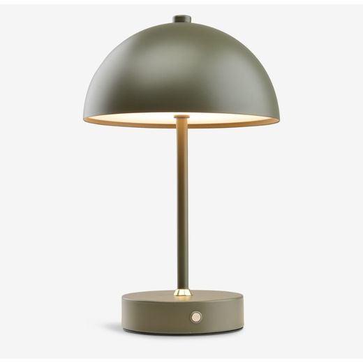 Generic Lampe tactile à piles verte – 3 intensités luminaires & minuterie – Ø16xH25 cm - image 2