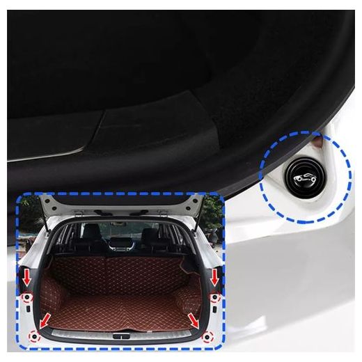 Generic Anti-chocs absorbant les chocs pour silencieux de porte de voiture - image 4