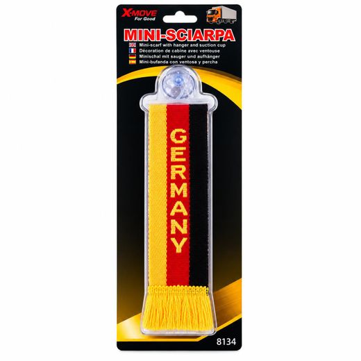 X-MOVE by benz Mini-echarpe GERMANY pour camion et voiture decoration, Mini Scarf