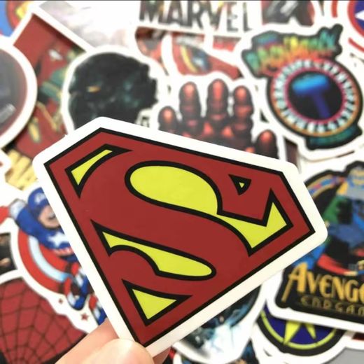 Generic 50pièces/pack, Autocollants du film Disney Marvel The Avengers, stickers, résistant à l'eau, pour skateboard, bagages, ordinateur portable, jouets pour enfants ,haute qualité et impression - image 4