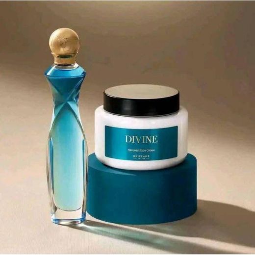 Oriflame Pack EDP Divine+ Crème du corps Divine+ Perles Fard à joues Giordani Gold - image 2