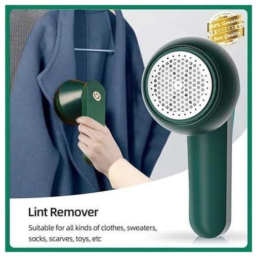 Generic Éliminateur de Peluches USB Rechargeable, Rasoir Anti-Peluches pour Pulls et Vêtements, Vert - image 4