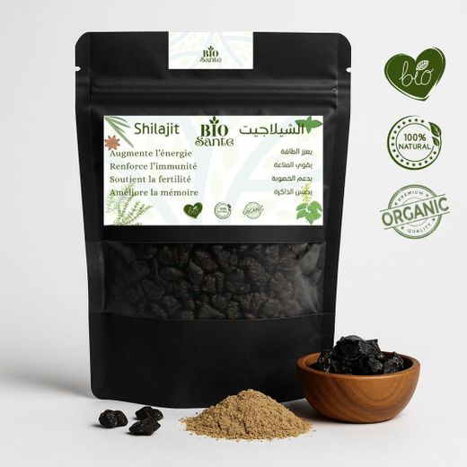 BIO SANTE Shilajit résine himalayenne pure qualité premium Bio Santé 250 g
