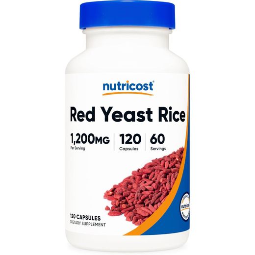 Nutri Red Yeast Rice, 120 Capsules (600 mg per Capsule)