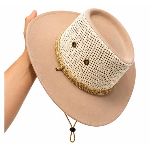 Generic Chapeau Cowboy Ranger Country Femme et Homme - Beige - image 4