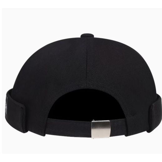 Generic Nouveau Chapeau Casual Sans Tête Série Lettres Noires pour Homme,Style Décontracté, -Vent, Portable, Peau de Gua, Automne et Hiver - image 3