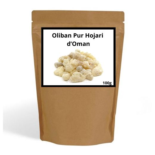 Oliban Pur Hojari d’Oman – 100g – Qualité Supérieure