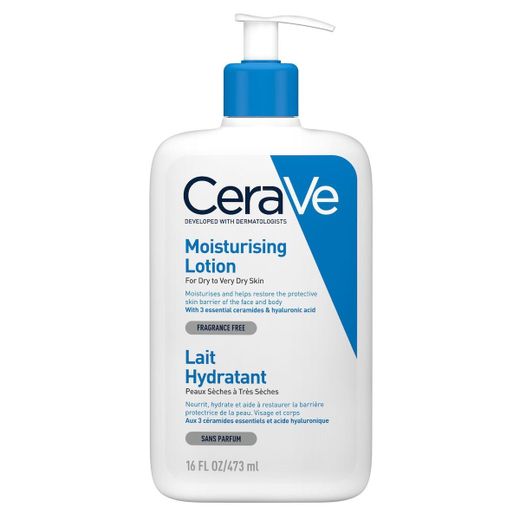 Cerave  Lait Hydratant Léger Peau Sèche à Très Sèche 473ml