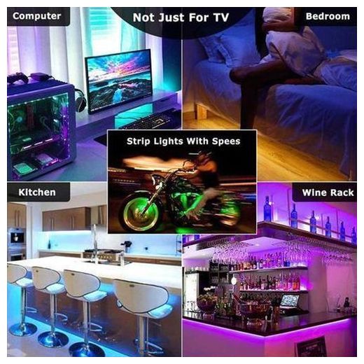 Generic LED Light RGB multicolor 10 m - image 2