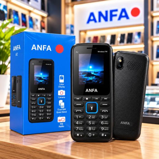 Anfa Téléphone Portable Dual SIM 600 mAh, Caméra, Radio FM et microSD 32 Go, A2 - image 2