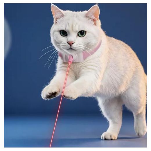 Generic Collier Laser pour chat, colliers intelligents interactifs LED, jouet pour chaton, Rechargeable, activé par le mouvement - Rose