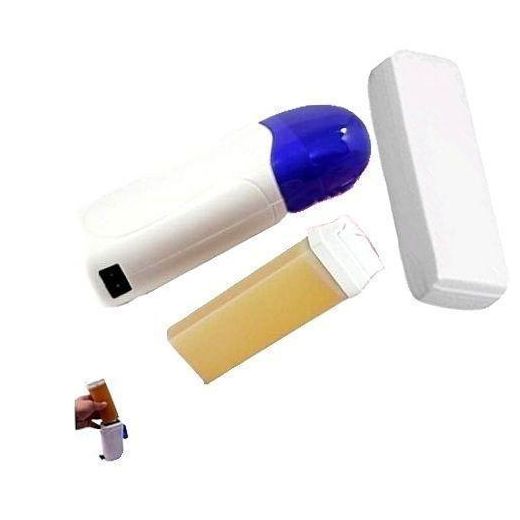 Kit d'epilation: (Appareil chauffe cire + 1x Cartouche + 100x bandes épilatoires)