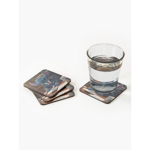 Generic 4 Dessous de Verre Comptable Stitch sous tasse unique - image 2
