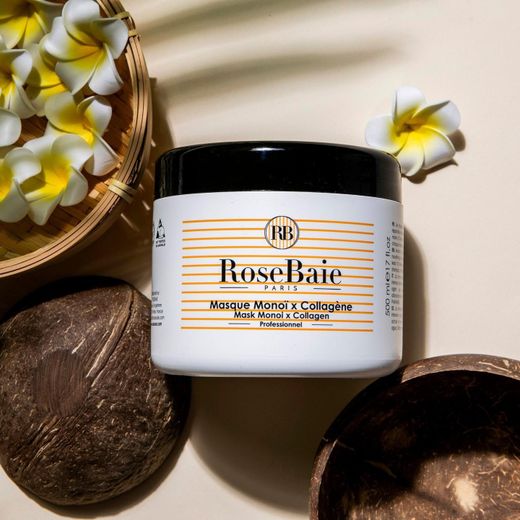 RoseBaie Masque Monoï & Collagène 500 ml – Hydratation Intense, Réparation & Brillance Cheveux - image 2