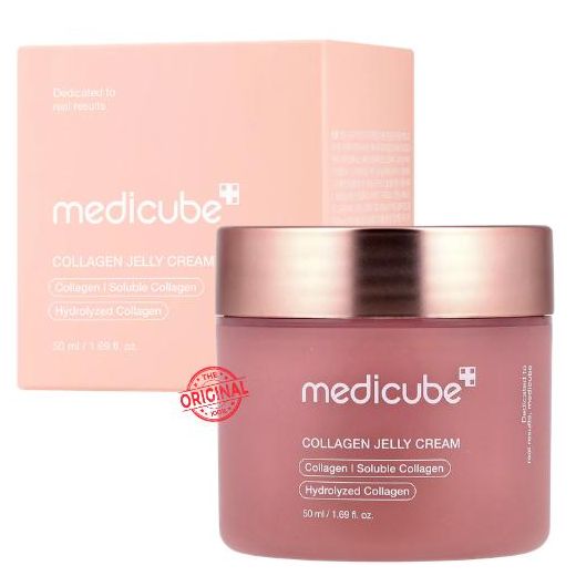 Medicube Collagen Jelly Cream 50ml – Crème Gel au Collagène, Niacinamide – Hydratation, Éclat, Élasticité