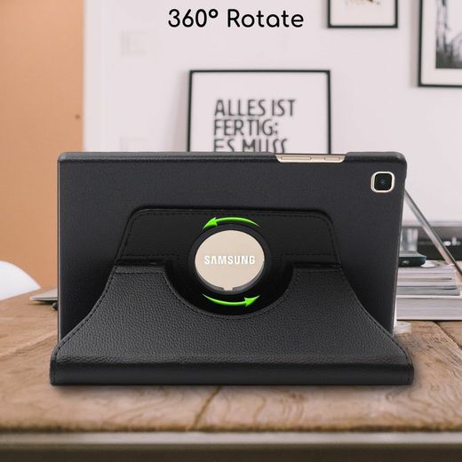 Generic ÉTUI À RABAT SAMSUNG GALAXY TAB A7 LITE ROTATIF 360 - NOIR - image 2