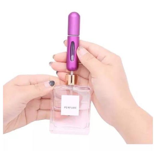 Generic  pack 5 ml  Mini bouteilles de parfum de poche portables rechargeables - image 3