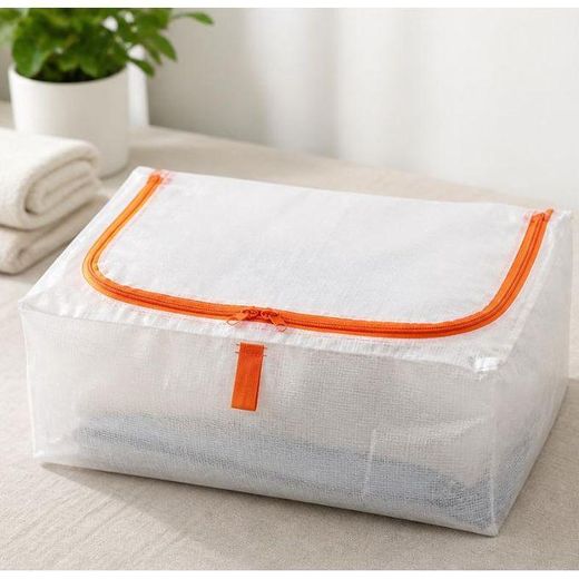 Generic Pack de 3 Sacs rangement et économiseur de l'espace blanc / 71 L - image 2