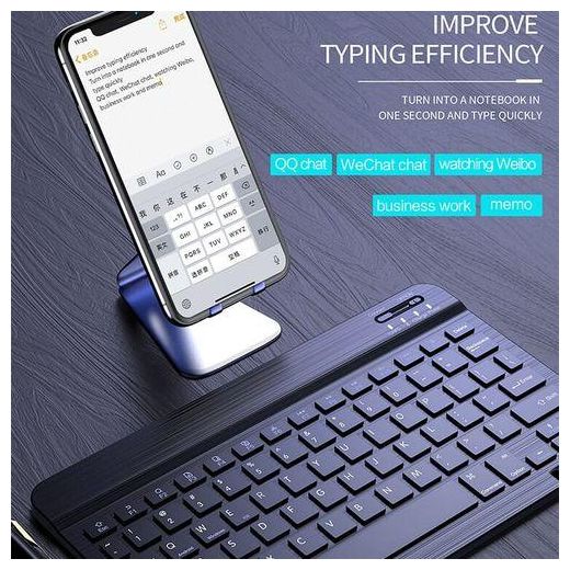 Generic Kaku Wireless Keyboard Bluetooth Portable 10 INCH Compatible with All Windows /ISO /Smartphone / Tablets