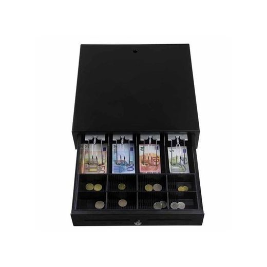 D-Link Tiroir Caisse Standard Horizontal 410x420x100 mm RJ11  4 billets Et 8 pièces - image 3