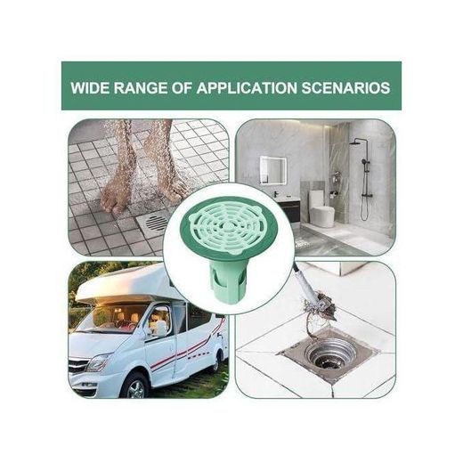 Generic Pack de 2 Siphons Universels Anti-Odeur pour Cuisine, Douche et Lavabo – Évacuation Étanche