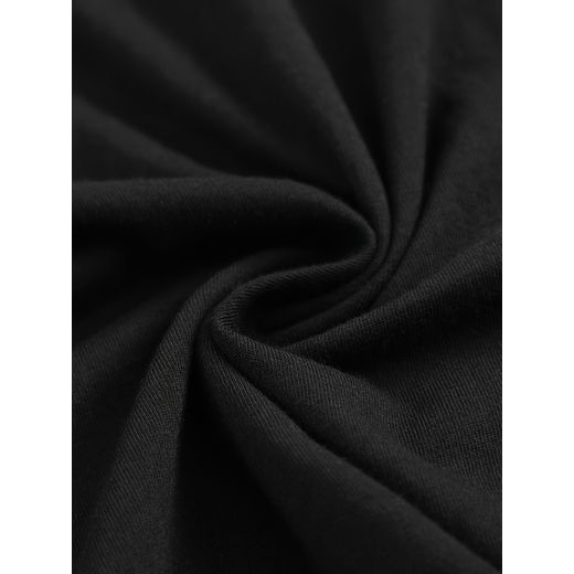 Generic T-shirt café rétro humoristique pour hommes - T-shirt graphique noir avec un design vertical coloré, T-shirt décontracté à manches courtes et col rond, idéal pour les cadeaux de fête des pères, parfait pour les passionnés de café - image 3