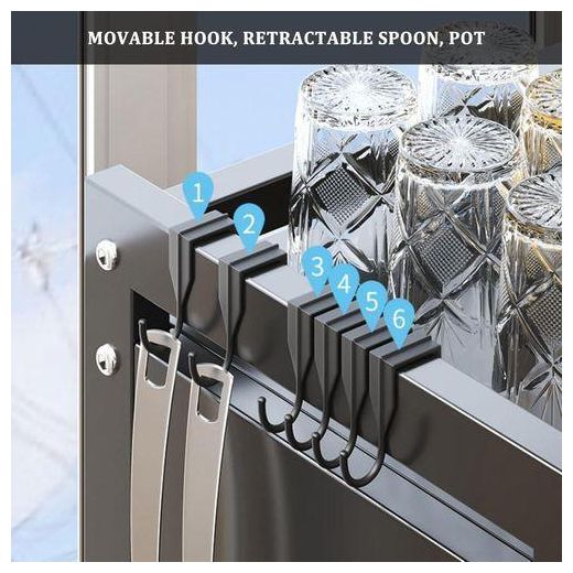 Generic Égouttoir Vaisselle en Inox à 2 Niveaux pour Cuisine Rangement Assiettes et Ustensiles Séchage Organiseur