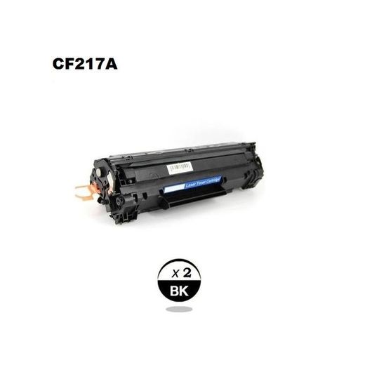2 x Toner 17A CF217A Pour les imprimantes Laserjet Pro M102A M102W MFP M130a