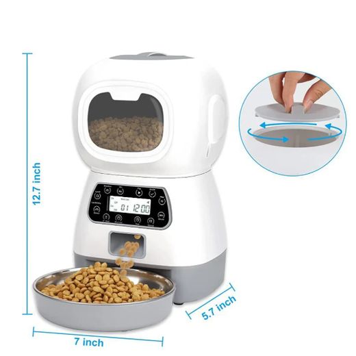 Pet distributeur de nourriture pour chat et petit chien - image 2